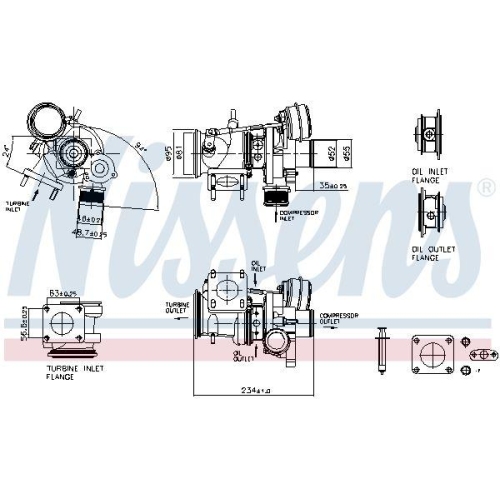 NISSENS Lader, Aufladung ** FACTORY NEW ** 93932