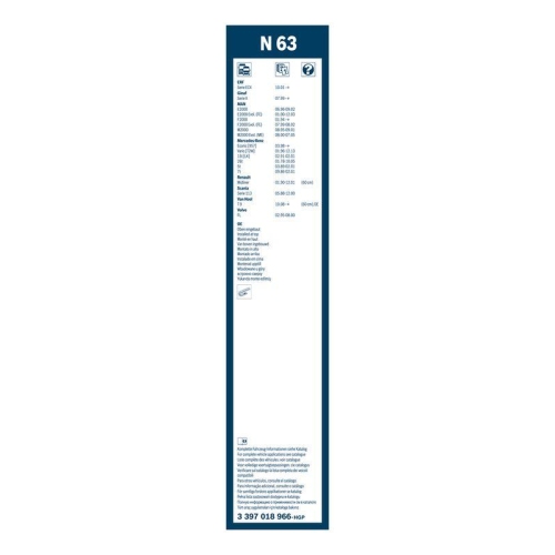 BOSCH Wischblatt Twin 3 397 018 966