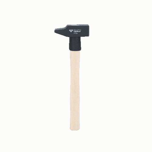 Schlosserhammer mit Hickory-Stiel, 250 g, franz&ouml;sische Form BRILLIANT TOOLS