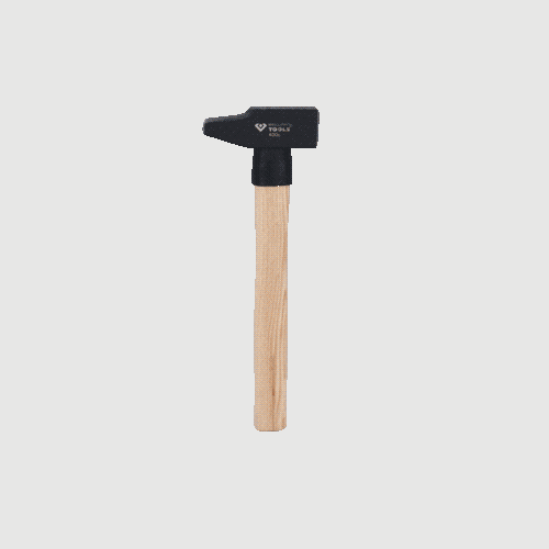 Schlosserhammer mit Hickory-Stiel, 400 g, franz&ouml;sische Form BRILLIANT TOOLS