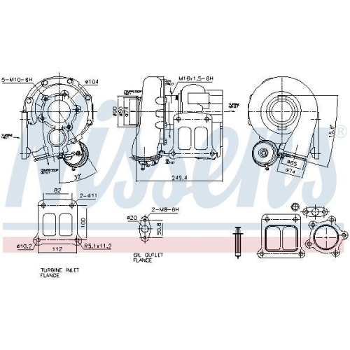 NISSENS Lader, Aufladung ** FACTORY NEW ** 93851