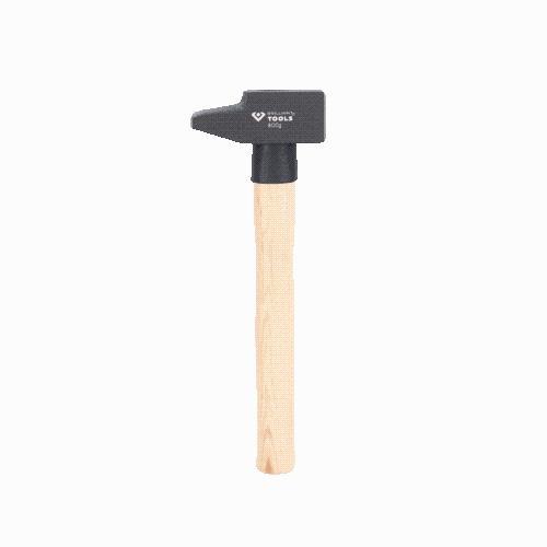 Schlosserhammer mit Hickory-Stiel, 800 g, franz&ouml;sische Form BRILLIANT TOOLS