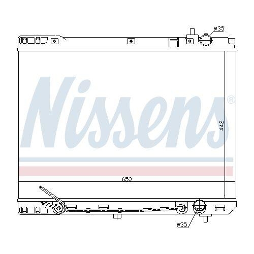 NISSENS K&uuml;hler, Motork&uuml;hlung 66671