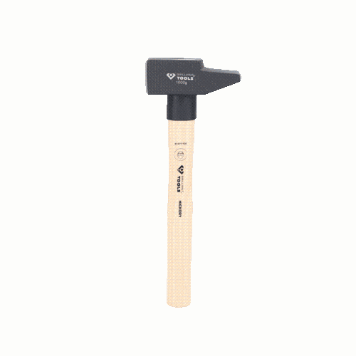 Schlosserhammer mit Hickory-Stiel, 1000 g, franz&ouml;sische Form BRILLIANT TOOLS