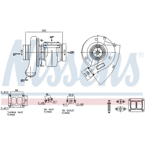 NISSENS Lader, Aufladung ** FIRST FIT ** 93989