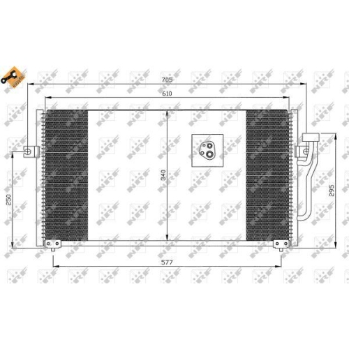 NRF Kondensator, Klimaanlage EASY FIT 35293