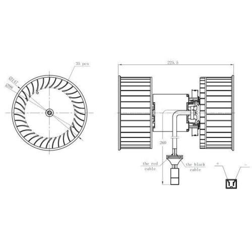 NRF Innenraumgebl&auml;se 34264