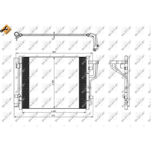 NRF Kondensator, Klimaanlage EASY FIT 35986