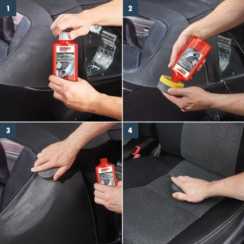 SONAX 03101410 Cabrioverdeck + Textil-Imprägnierung 250ml Versiegelung, Stoff