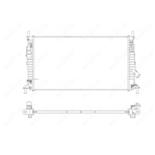NRF K&uuml;hler, Motork&uuml;hlung EASY FIT 53403