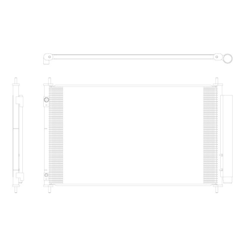 NRF Kondensator, Klimaanlage EASY FIT 350321