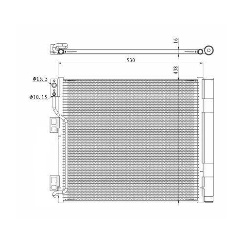 NRF Kondensator, Klimaanlage EASY FIT 350327