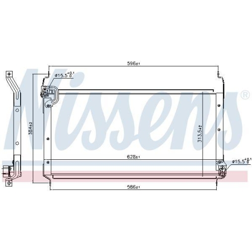 NISSENS Kondensator, Klimaanlage ** FIRST FIT ** 94530