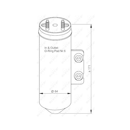 NRF Trockner, Klimaanlage EASY FIT 33198