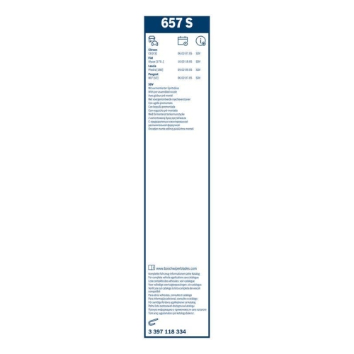 BOSCH Wischblatt Twin 3 397 118 334