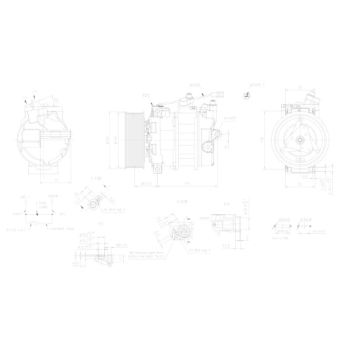 HELLA Kompressor, Klimaanlage >>> Easy2Fit <<< 8FK 366 200-011