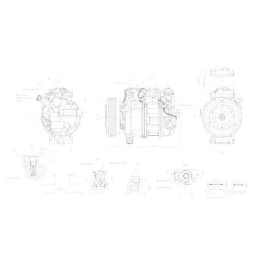 HELLA Kompressor, Klimaanlage >>> Easy2Fit <<< 8FK 366 200-461