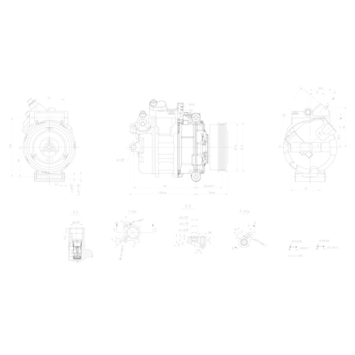 HELLA Kompressor, Klimaanlage >>> Easy2Fit <<< 8FK 366 200-511