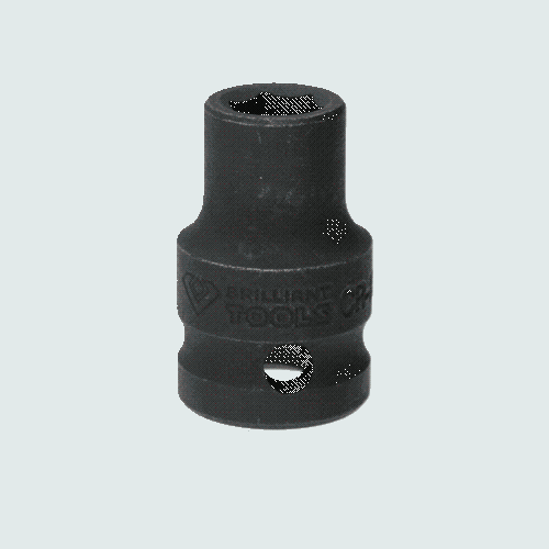 1/2 Zoll Kraft-Stecknuss Sechskant 10 mm, kurz BRILLIANT TOOLS BT022631