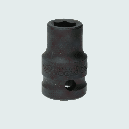 1/2 Zoll Kraft-Stecknuss Sechskant 11 mm, kurz BRILLIANT TOOLS BT022632