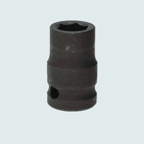 1/2 Zoll Kraft-Stecknuss Sechskant 13 mm, kurz BRILLIANT TOOLS BT022634