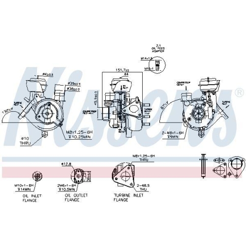 NISSENS Lader, Aufladung ** FACTORY NEW ** 93243