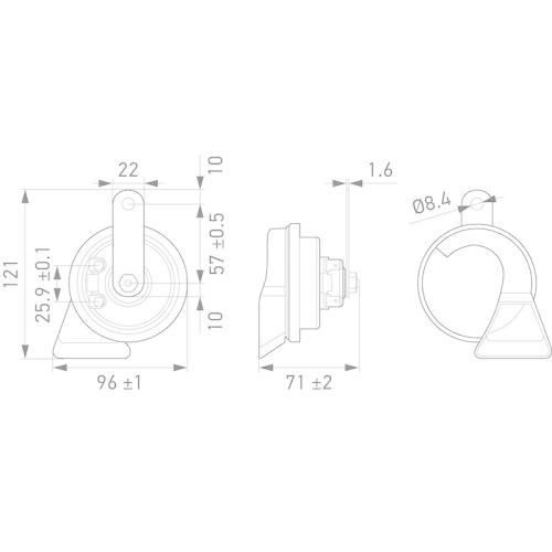 HELLA Fanfare 3FG 011 225-241