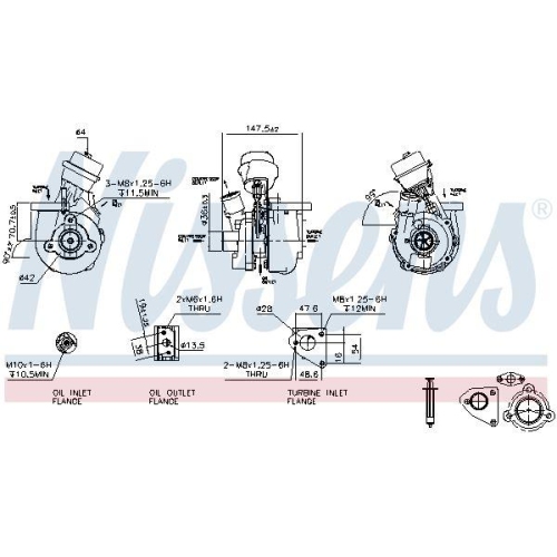 NISSENS Lader, Aufladung ** FACTORY NEW ** 93226