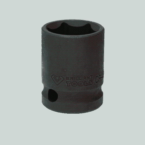 1/2 Zoll Kraft-Stecknuss Sechskant 21 mm, kurz BRILLIANT TOOLS BT022644