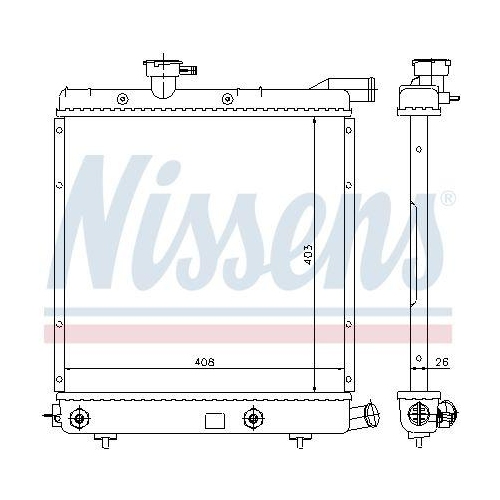 NISSENS K&uuml;hler, Motork&uuml;hlung ** FIRST FIT ** 60979