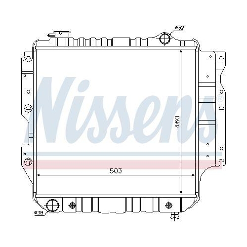 NISSENS K&uuml;hler, Motork&uuml;hlung 61015