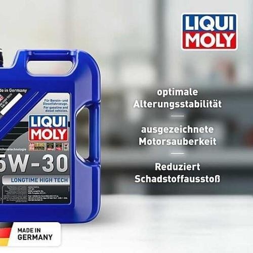 Liqui Moly Motor&ouml;l Longtime High Tech, 5W-30, 6 Liter, Art-Nr. 1136 + 1137