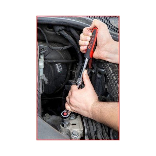 1/2 Zoll SlimPOWER Teleskop-Gelenk-Umschaltknarre, 72 Zahn KS TOOLS 914.1220