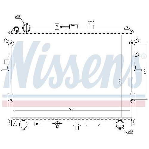 NISSENS K&uuml;hler, Motork&uuml;hlung 62381