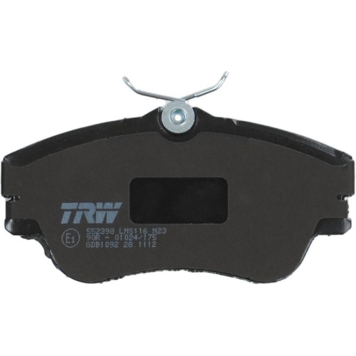 TRW Bremsbelagsatz, Scheibenbremse COTEC GDB1092