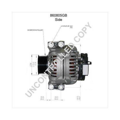 BOM-Prestolite Generator 860805GB
