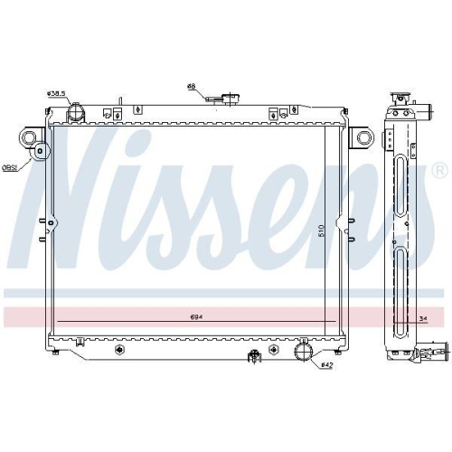 NISSENS K&uuml;hler, Motork&uuml;hlung 64881