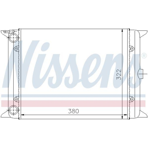 NISSENS K&uuml;hler, Motork&uuml;hlung 65140
