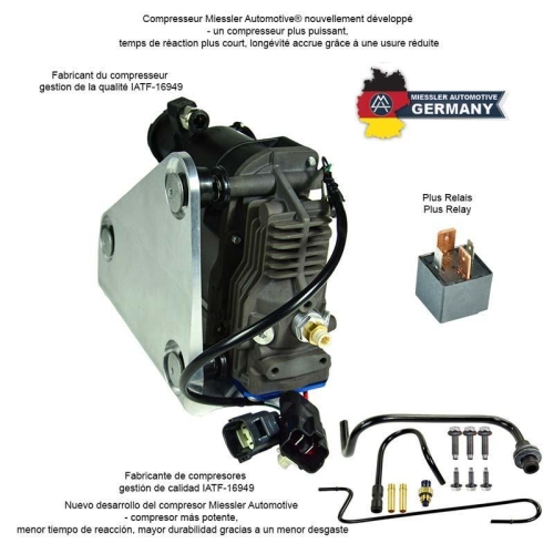 Kompressor Luftfederung 2462-01-8650 Miessler Automotive