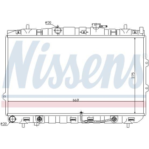 NISSENS K&uuml;hler, Motork&uuml;hlung 66649