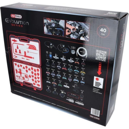 KS TOOLS Pr&uuml;fset, K&uuml;hlsystemdruck 150.2300