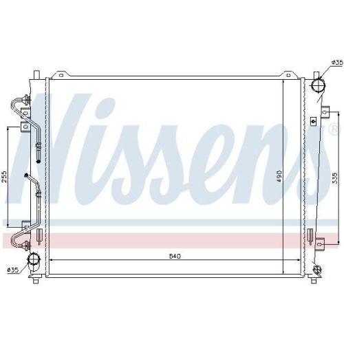 NISSENS K&uuml;hler, Motork&uuml;hlung 66686