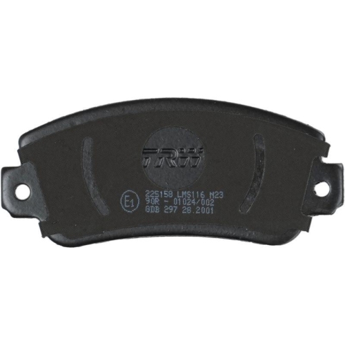 TRW Bremsbelagsatz, Scheibenbremse COTEC GDB297