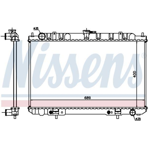 NISSENS K&uuml;hler, Motork&uuml;hlung 68713