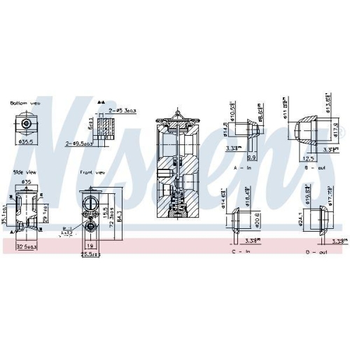 NISSENS Expansionsventil, Klimaanlage ** FIRST FIT ** 999446