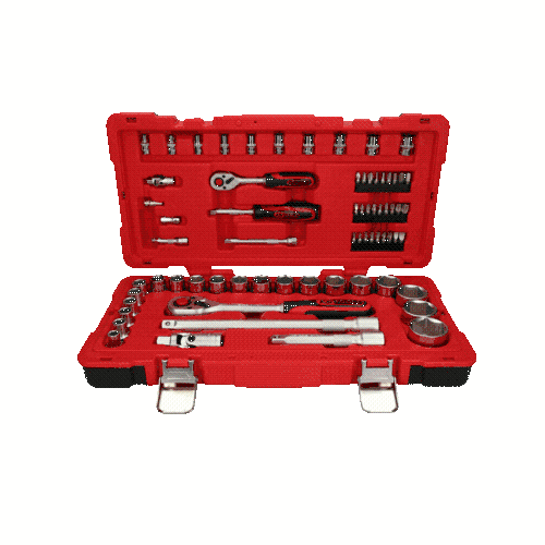 1/4 Zoll+1/2 Zoll Steckschl&uuml;ssel-Satz, 68-tlg KS TOOLS 951.0668