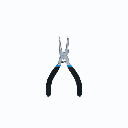 Seegeringzange f&uuml;r Innensicherungsringe, gerade, 125 mm BRILLIANT TOOLS BT067007