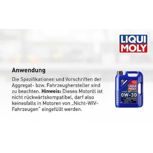 Motor&ouml;l LIQUI MOLY 1150 Synthoil Longtime Plus 0W-30 Audi VW Seat Skoda 4 Liter