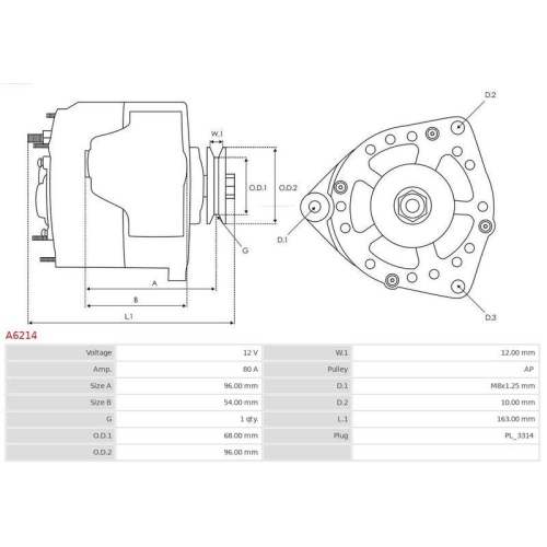 AS-PL Generator Brandneu AS-PL