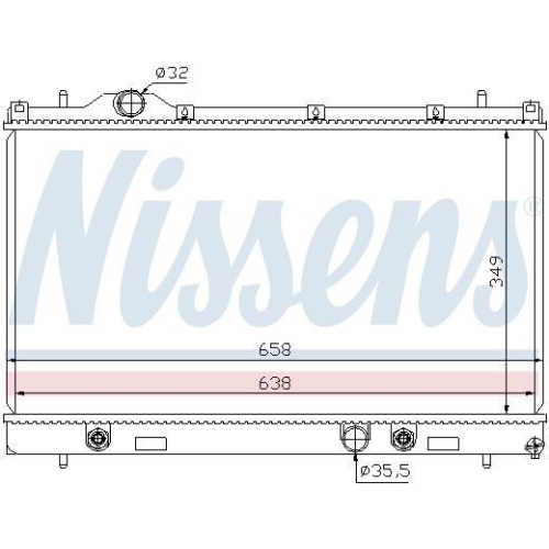 NISSENS K&uuml;hler, Motork&uuml;hlung 69209